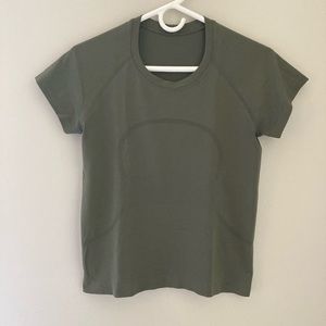 lululemon athletica Olive Green Women's Top